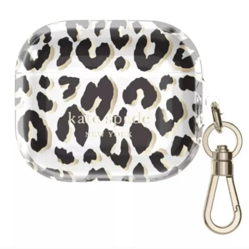 Kate Spade New York Bradley Leopard AirPod Pro Gen 3 Case NEW IN BOX!